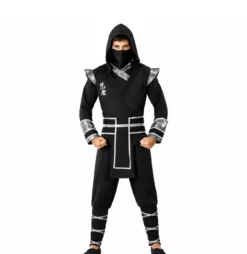 costume nero Ninja per gli uomini