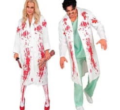 Costume o abito da dottore sanguinario per adulti