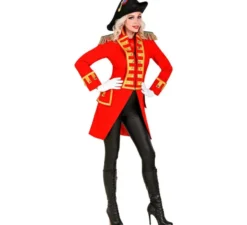 Costume o Frac Giacca da parata rossa per donna