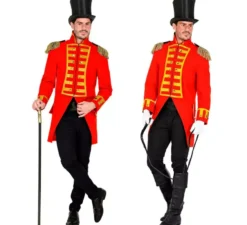 Costume o Frac Giacca da parata rossa per uomo