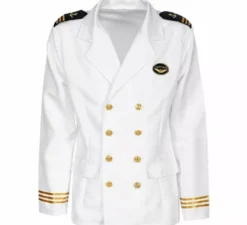 Costume o giacca da capitano di nave per uomo