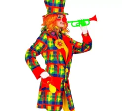 Costume o giacca da clown colorato per uomo