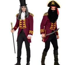Costume o giacca da parata bordeaux da uomo