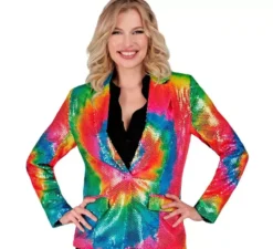 Costume o giacca moda neon multicolore per donna