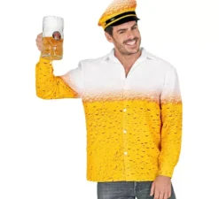 Costume o kit da birra per uomo: maglietta e cappello