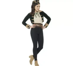 Costume o kit da pirata vintage senza pantaloni per donna