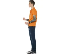 Costume o kit da prigioniero senza pantaloni per uomo