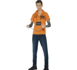Costume o kit da prigioniero senza pantaloni per uomo