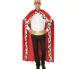 Costume o Kit del Mago Re Gaspare o Medievale per uomo: Capo e Corona