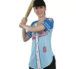 Costume o maglia da baseball per donna