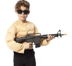 Costume o maglietta con muscoli da uomo forte per bambini