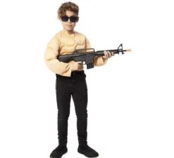 Costume o maglietta con muscoli da uomo forte per bambini