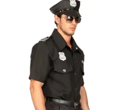 Costume o maglietta da agente di polizia per uomo