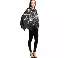Costume o poncho da ragnatela inquietante per donna