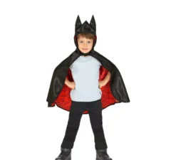 Costume o Poncho reversibile: Super Hero Spider e Bat Child