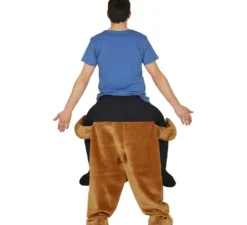 Costume orso bruno sulle spalle per adulti