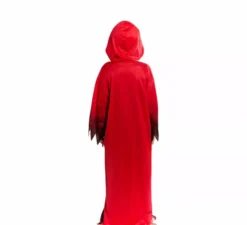 Costume o tunica rossa degli inferi per ragazzi