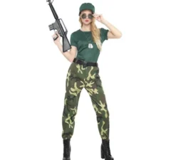 Costume paramilitare per una donna
