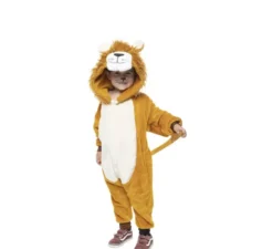 Costume peloso Leone Felice per bambino