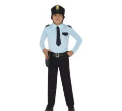 Costume per bambini polizia blu