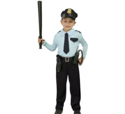 Costume per bambini polizia blu