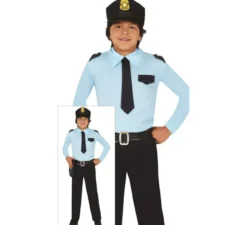 Costume per bambini polizia blu
