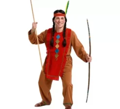 Costume per uomo indiano marrone