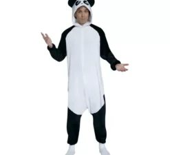 Costume pigiama adulto da orso panda