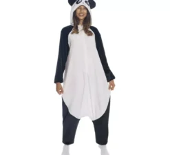 Costume pigiama adulto da orso panda