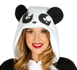 Costume pigiama adulto da orso panda