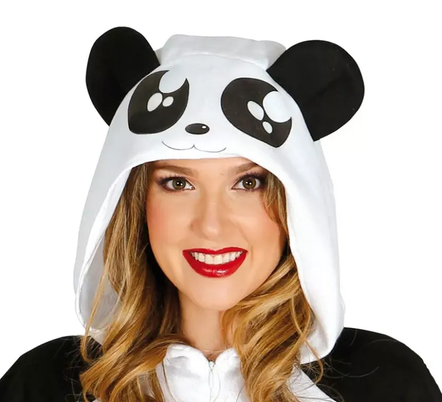 Costume pigiama adulto da orso panda