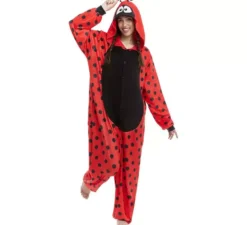 Costume pigiama da coccinella per adulto