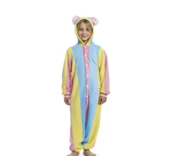 Costume pigiama da lama multicolore con cappuccio per ragazzo