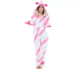 Costume pigiama da unicorno Uri con ali per donna