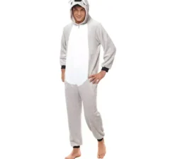 Costume pigiama Koala grigio per uomo