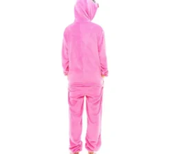 Costume pigiama rosa da mostro per donna