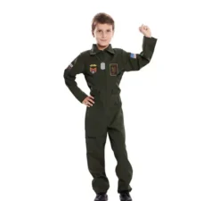 Costume pilota dell'aeroplano per un bambino