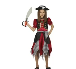 Costume pirata granato per bambina