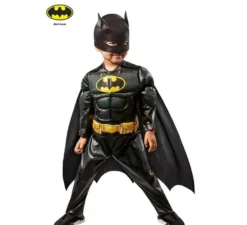 Costume prescolare di Batman Black Line per ragazzi