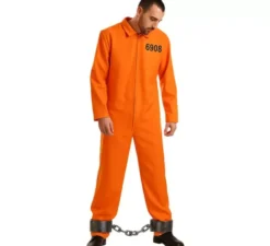 Costume prigioniero di guantanamo per un uomo