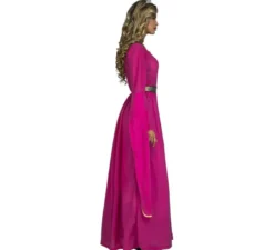 Costume principessa medievale rosa per una donna