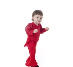 Costume Raffaella Carrà rossa per neonato