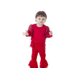 Costume Raffaella Carrà rossa per neonato