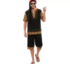 Costume rasta giamaicano per un uomo