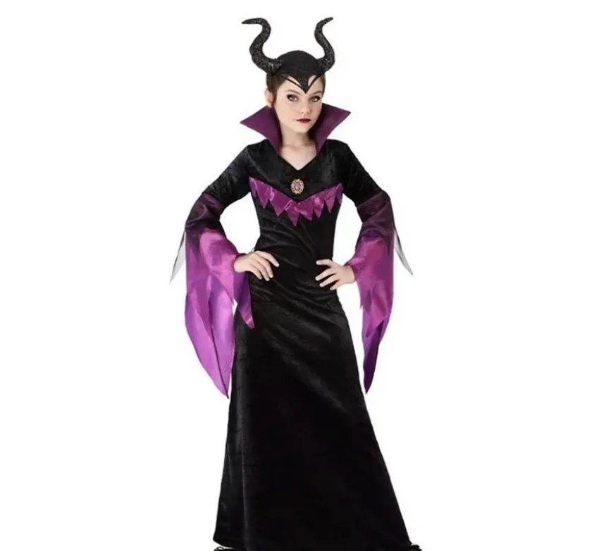 costume regina del male per le ragazze