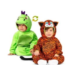 Costume reversibile Drago-Tigre per neonati e bambini