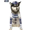 Costume robot r2-d2 Star Wars per cane