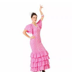 costume Rosa Flamenca per le donne
