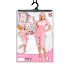 Costume rosa per bebè con cappello da donna