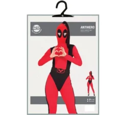 Costume rosso antieroina da donna